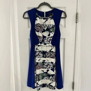 French Connection Blue Floral Dress